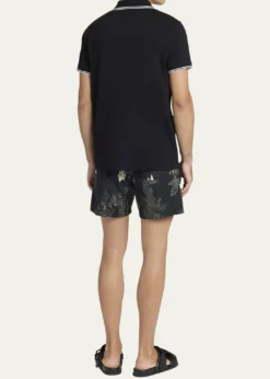 MonclerMen's Pique Logo Patch Polo Shirt