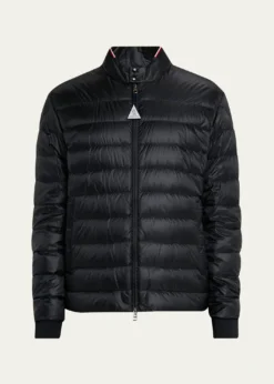 MonclerMen's Quilted Nylon Short Down Jacket