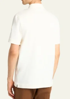 MonclerMen's Short-Sleeve Cotton Pique Polo Shirt
