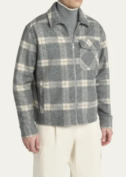MonclerMen's Tartan Full-Zip Shirt Jacket