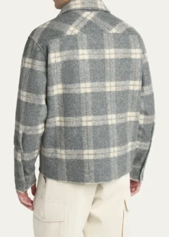 MonclerMen's Tartan Full-Zip Shirt Jacket