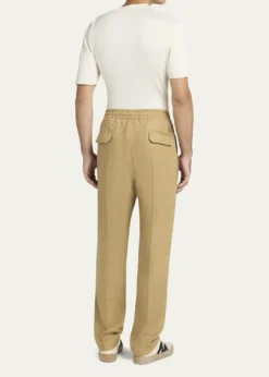 MonclerMen's Twill Linen Trousers