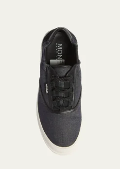 MonclerMen's Vera Leisure Denim Low-Top Sneakers