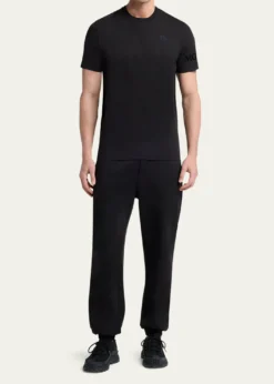 MonclerMen's Washed Cotton Logo T-Shirt