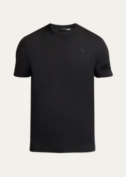 MonclerMen's Washed Cotton Logo T-Shirt