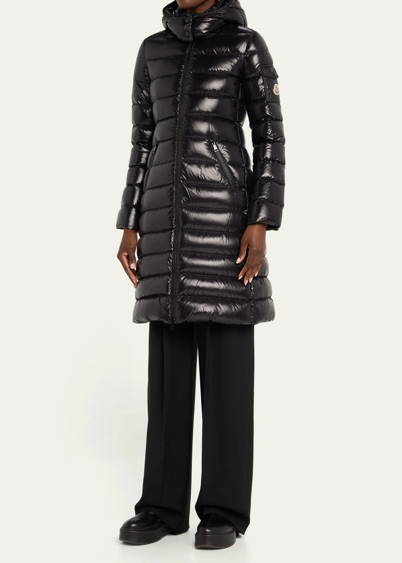 MonclerMoka Long Puffer Coat