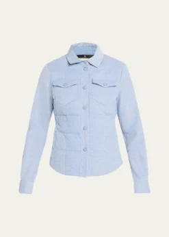 MonclerNangy Corduroy Down Shirt Jacket
