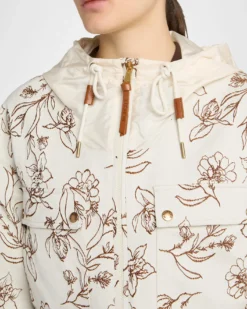 MonclerNepeta Hooded Floral Print Jacket