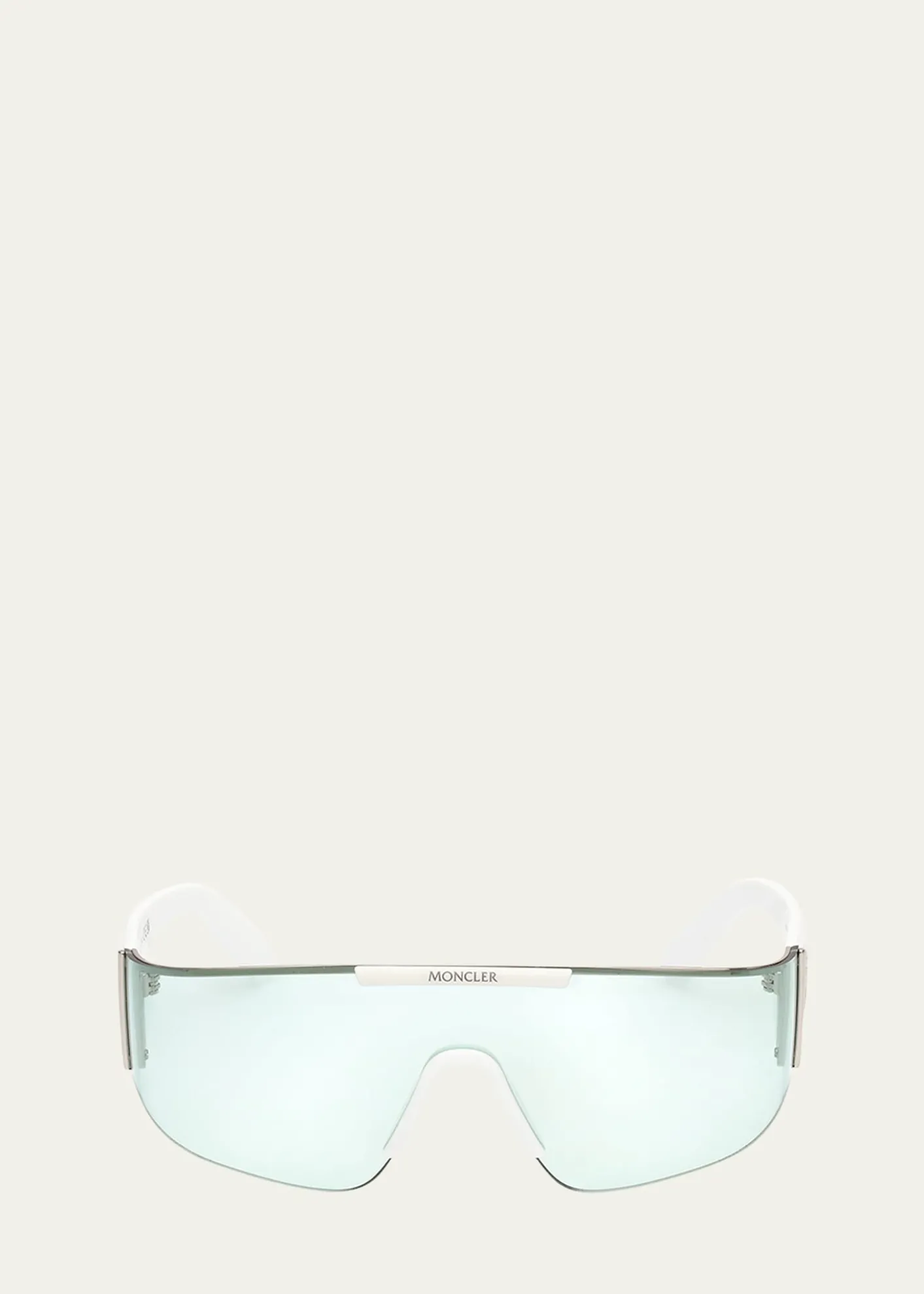 MonclerOmbrate Metal Shield Sunglasses