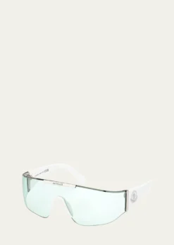 MonclerOmbrate Metal Shield Sunglasses