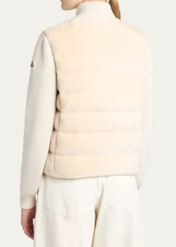 MonclerPadded Teddy & Wool Cardigan
