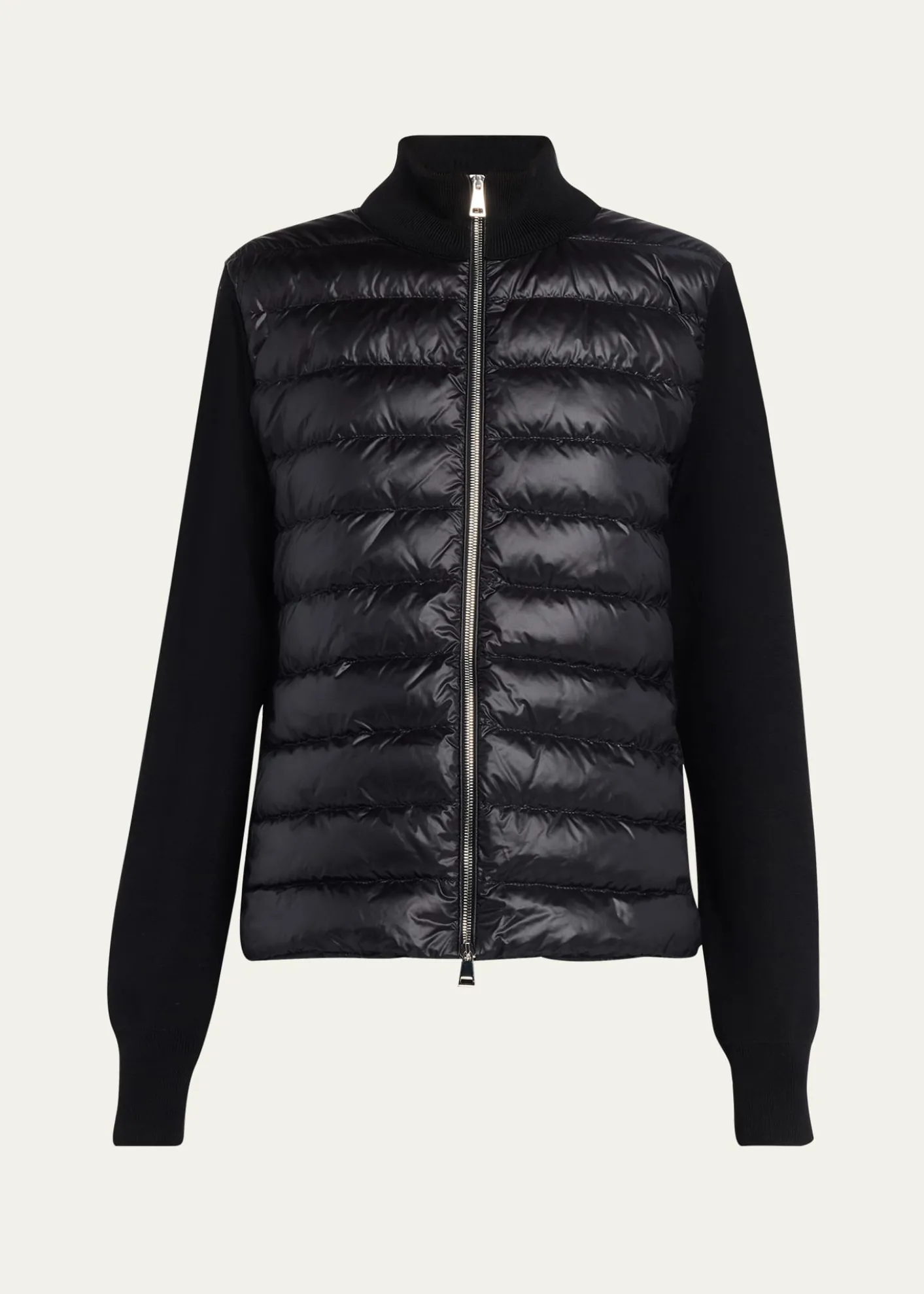 MonclerPadded Wool Zip-Up Cardigan