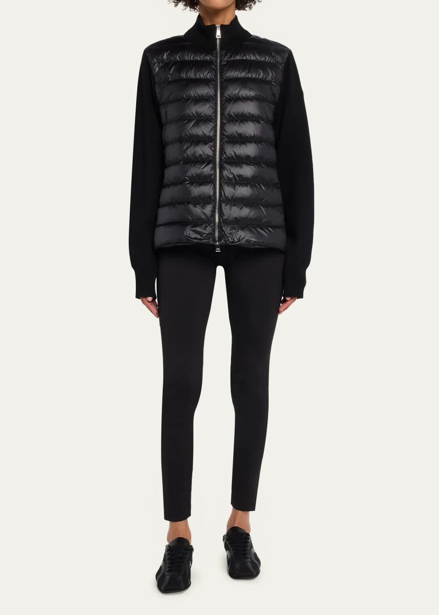 MonclerPadded Wool Zip-Up Cardigan