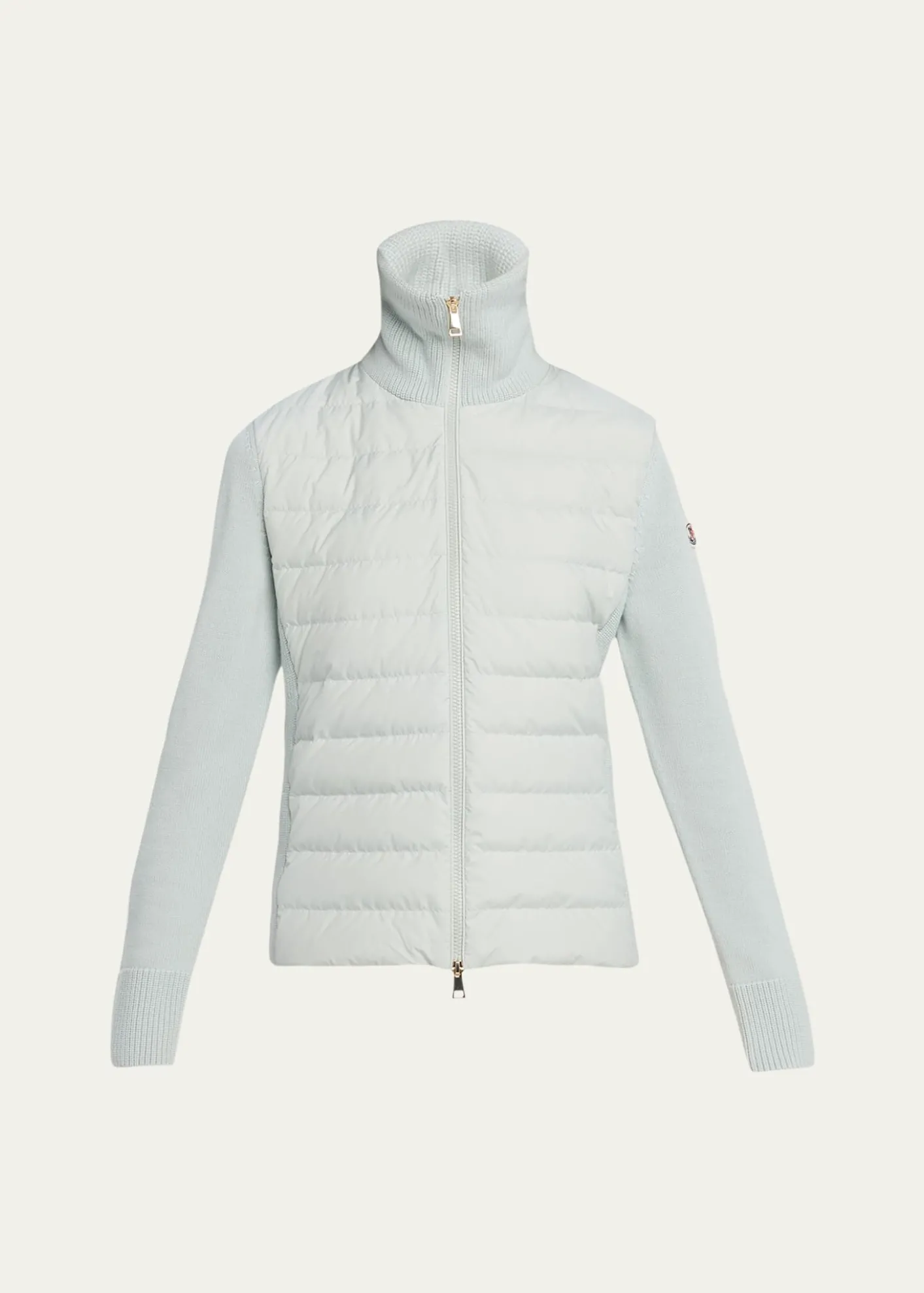 MonclerPadded Wool Zip-Up Cardigan