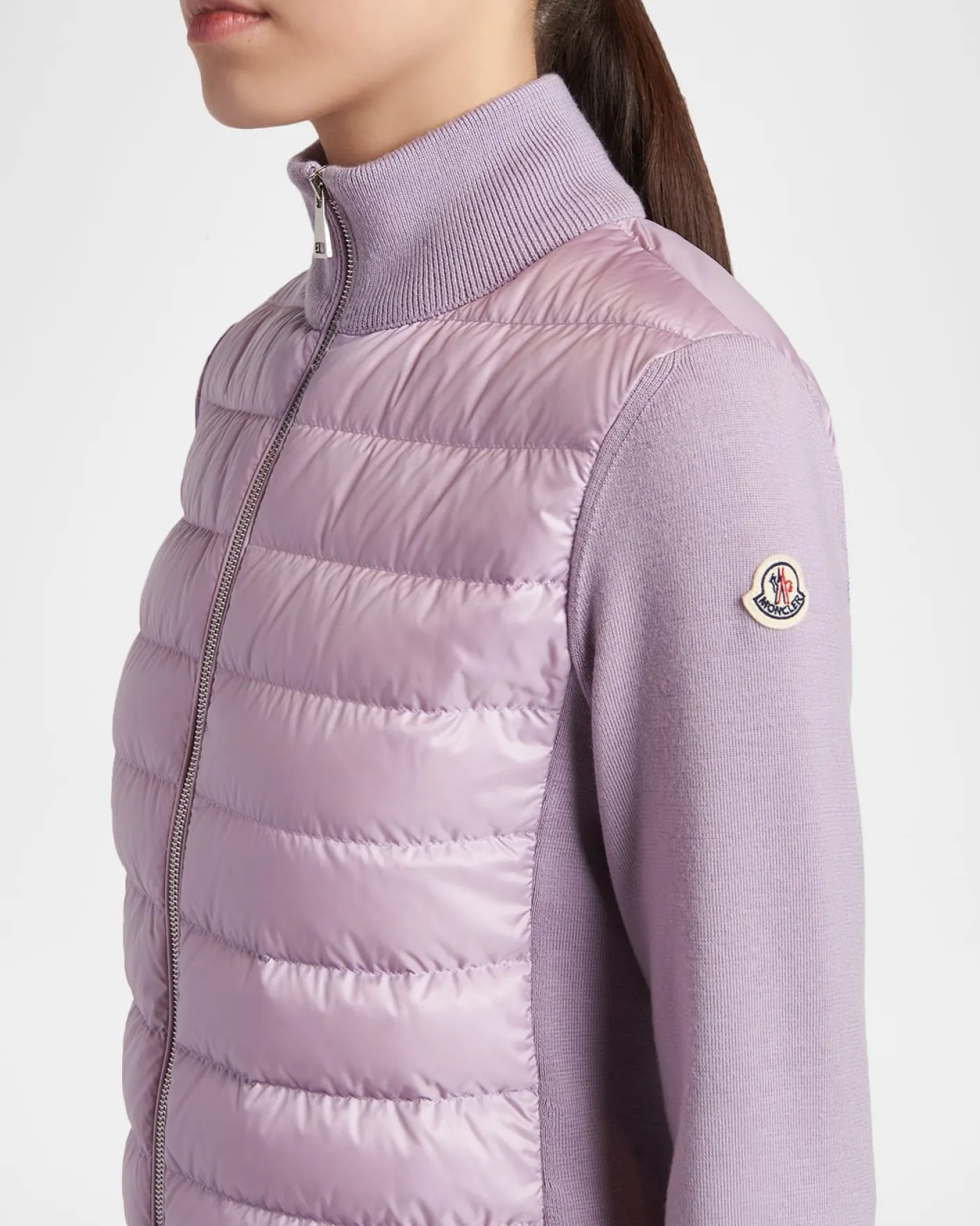 MonclerPadded Wool Zip-Up Cardigan