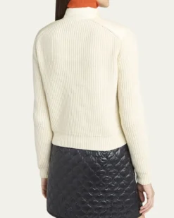 MonclerPadded Wool Zip-Up Cardigan