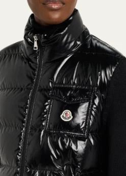 MonclerPadded Zip-Up Wool Cardigan