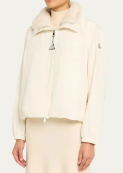 MonclerPervenche 3-in-1 Short Down Jacket