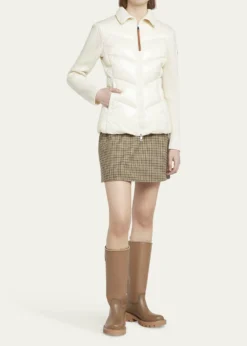 MonclerPuffer Knit Cardigan