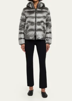 MonclerQuilted Short Down Jacket