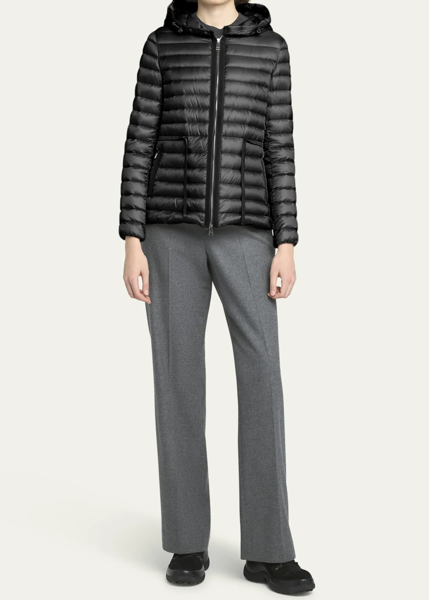 MonclerRaie Short Puffer Parka Jacket