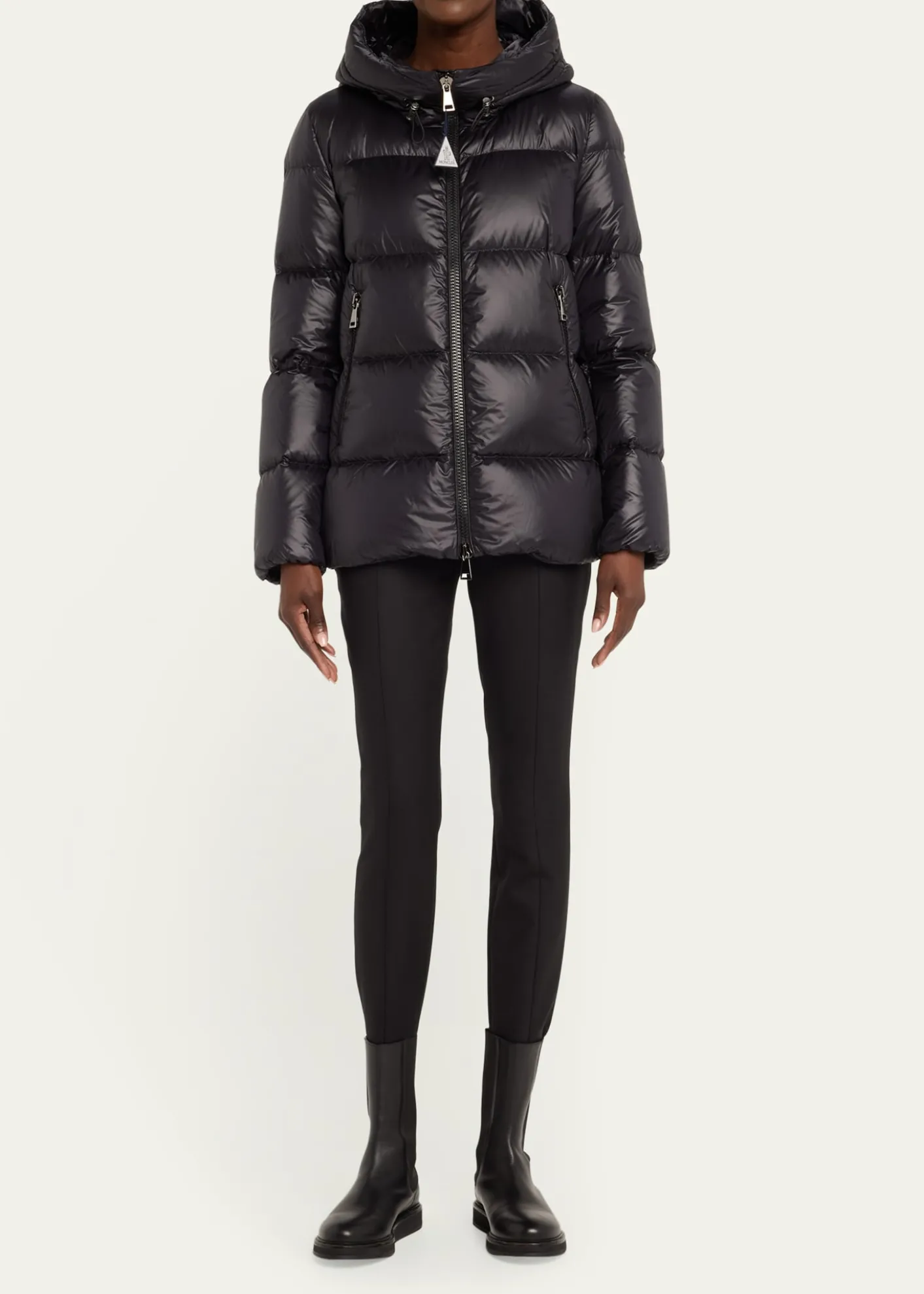 MonclerSeritte A-Line Short Down Jacket