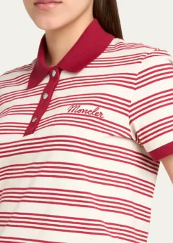 MonclerStriped Cotton Polo
