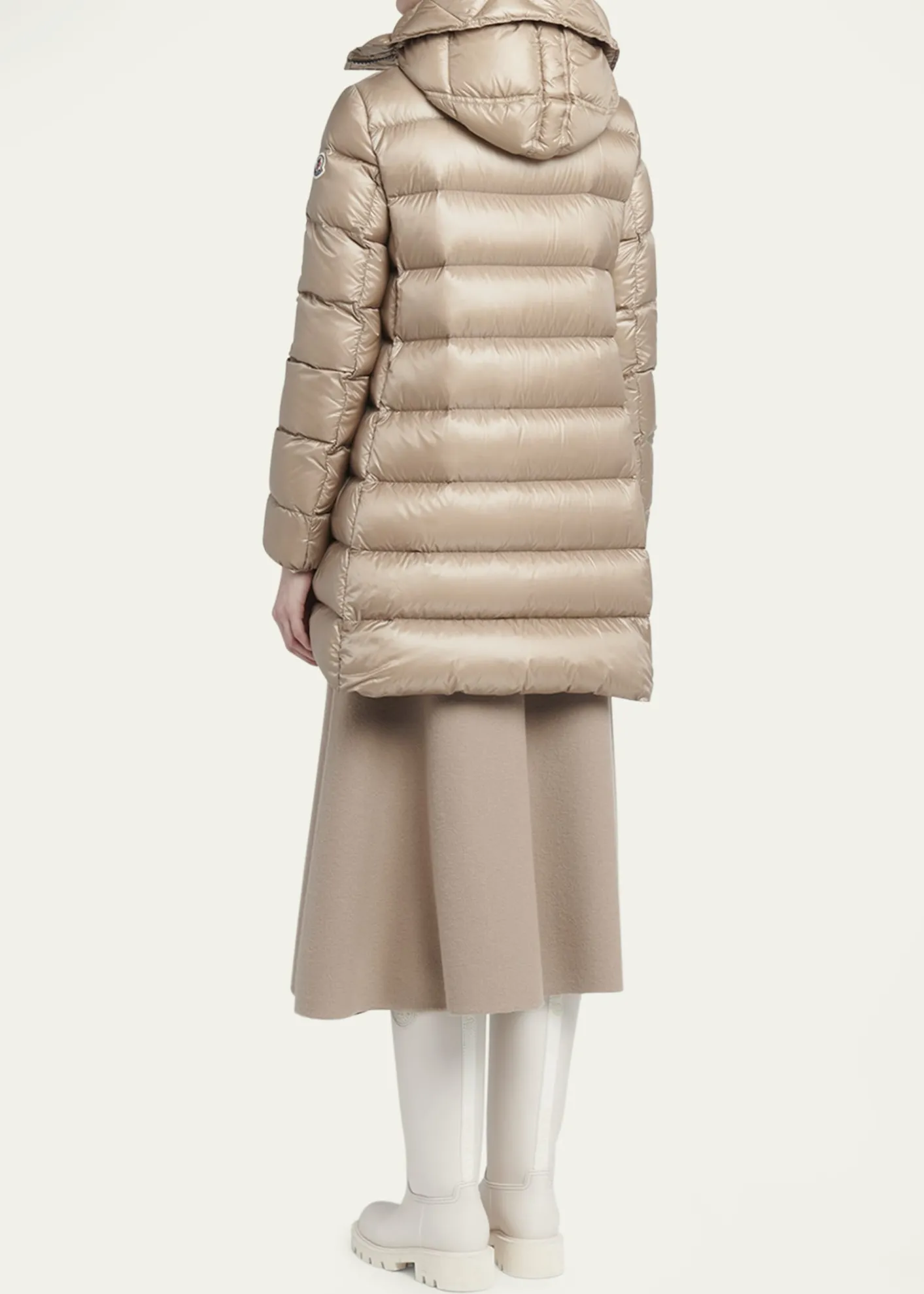 MonclerSuyen Down Quilted Nylon Hooded Parka