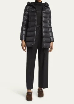 MonclerSuyenne Hooded Long Down Parka