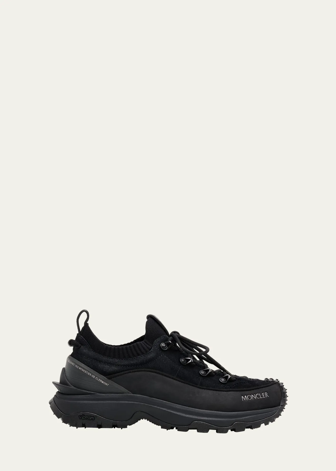 MonclerTrailgrip Lite 3 Nubuck and Suede Sneakers