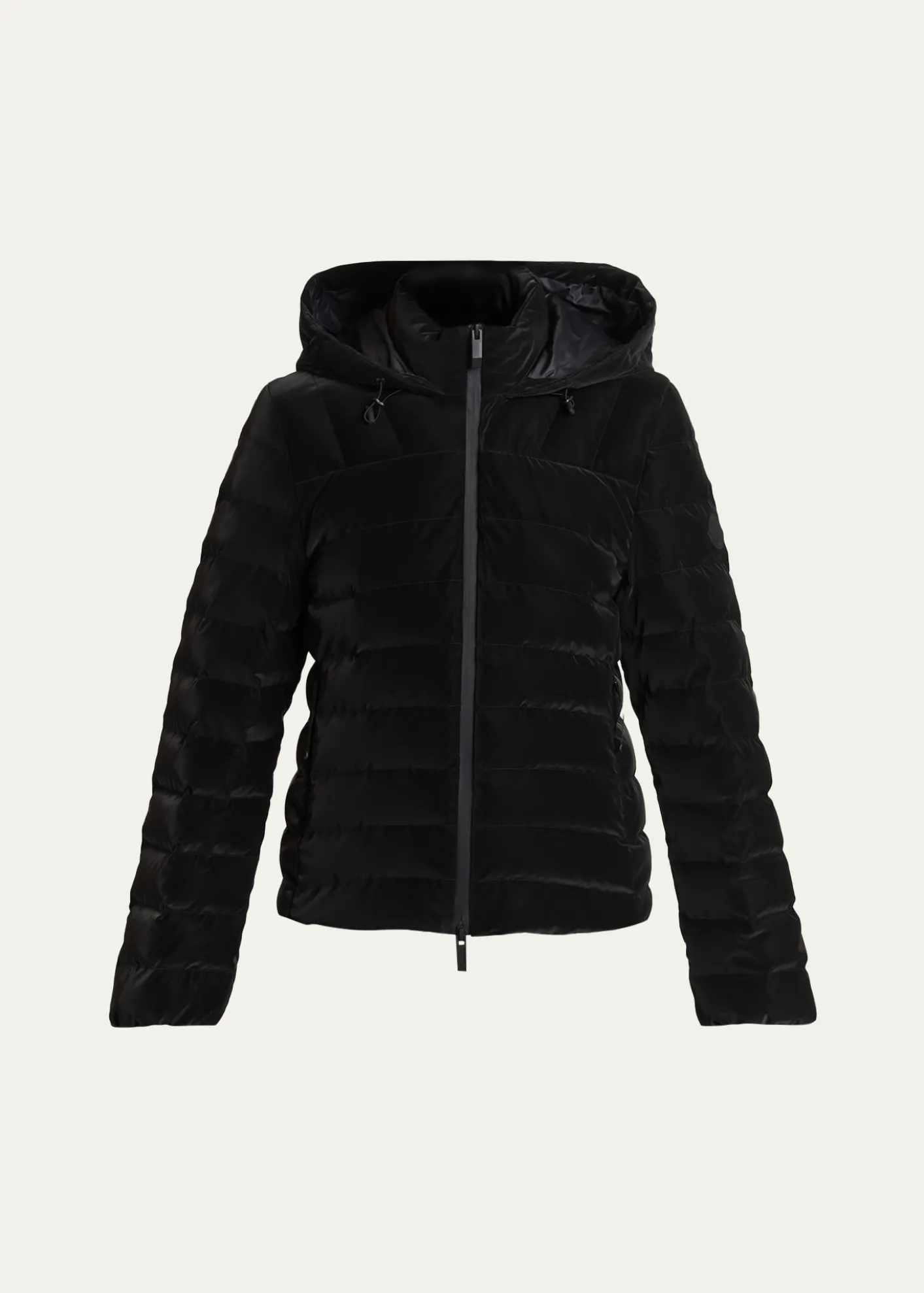 MonclerTrefle Hooded Down Velour Jacket