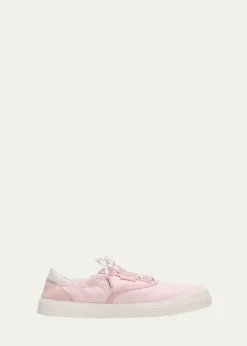 MonclerVera Leisure Suede Low-Top Sneakers