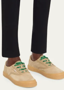MonclerVera Leisure Suede Low-Top Sneakers