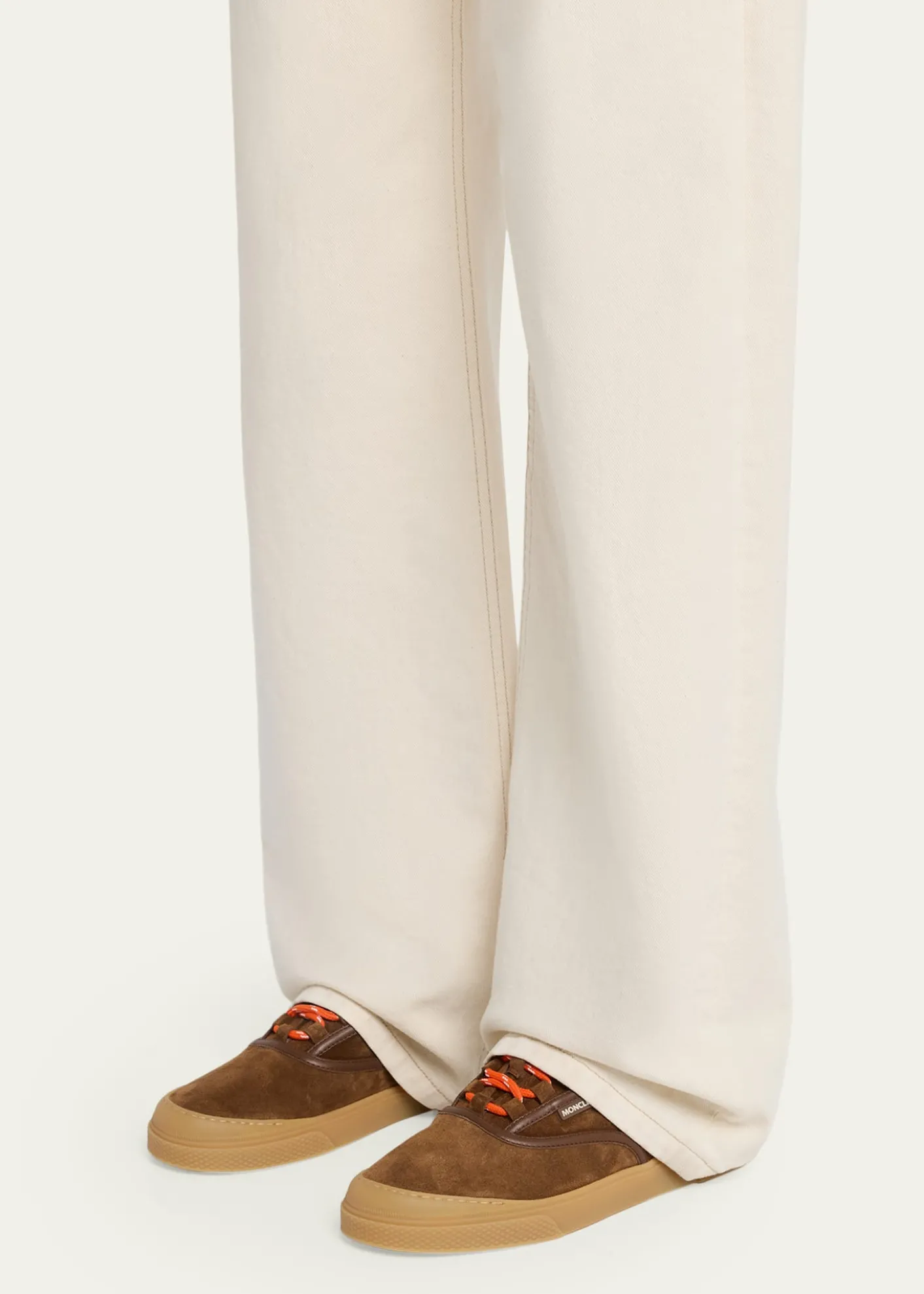 MonclerVera Leisure Suede Low-Top Sneakers