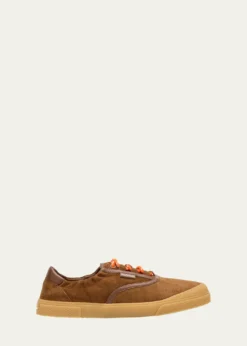 MonclerVera Leisure Suede Low-Top Sneakers