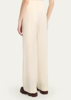 MonclerWool Gabardine Tailored Pants