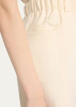 MonclerWool Gabardine Tailored Pants