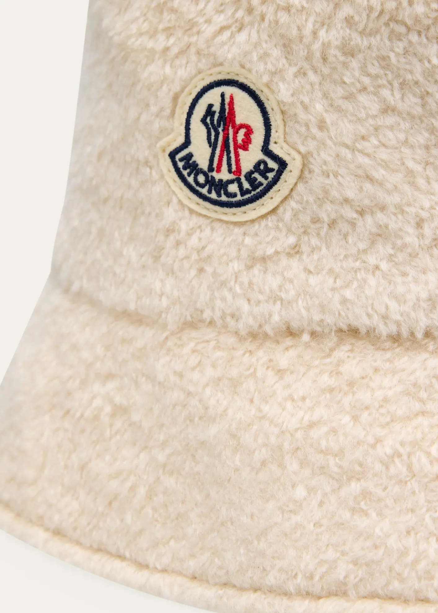MonclerWool Logo Bucket Hat