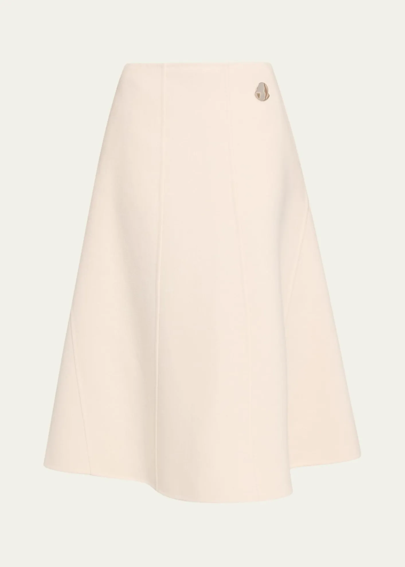 Monclerx Jil Sander Wool Midi Skirt