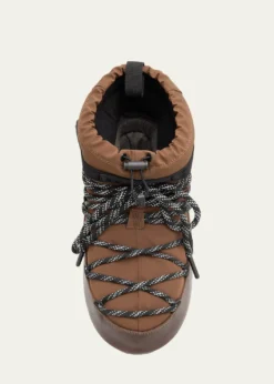 Monclerx Moon Boot Men's Icon Low Gaiter Padded Snow Boots