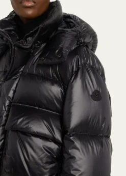 Monclerx Sacai Layered Midi Puffer Jacket
