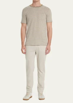 monfrereMen's Parisian Luxe Brando Khaki Pants