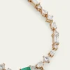 Monica Rich Kosann18K Yellow Gold Fancy Cut Diamond Tennis Bracelet