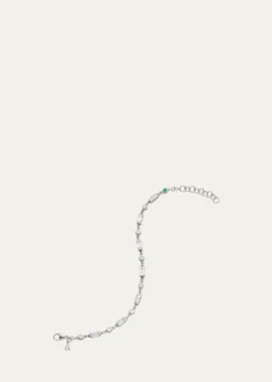 Monica Rich KosannSterling Silver Sapphire and Tsavorite Tennis Bracelet