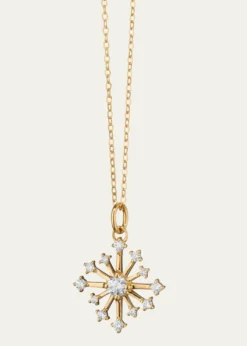 Monica Rich Kosann18-Karat Yellow Gold Star Charm Necklace, 17"