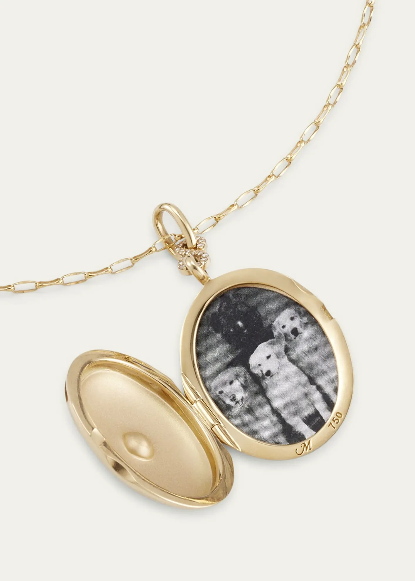 Monica Rich KosannSapphire Infinity Locket