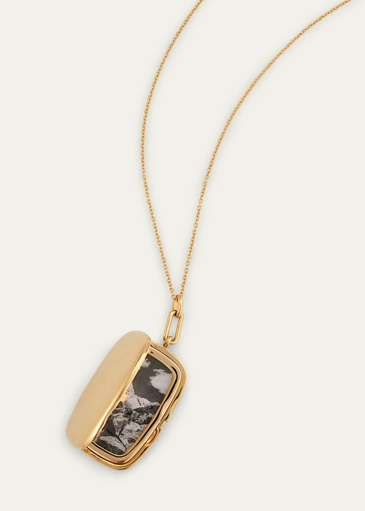 Monica Rich KosannThe Finn 18K Gold Locket Necklace