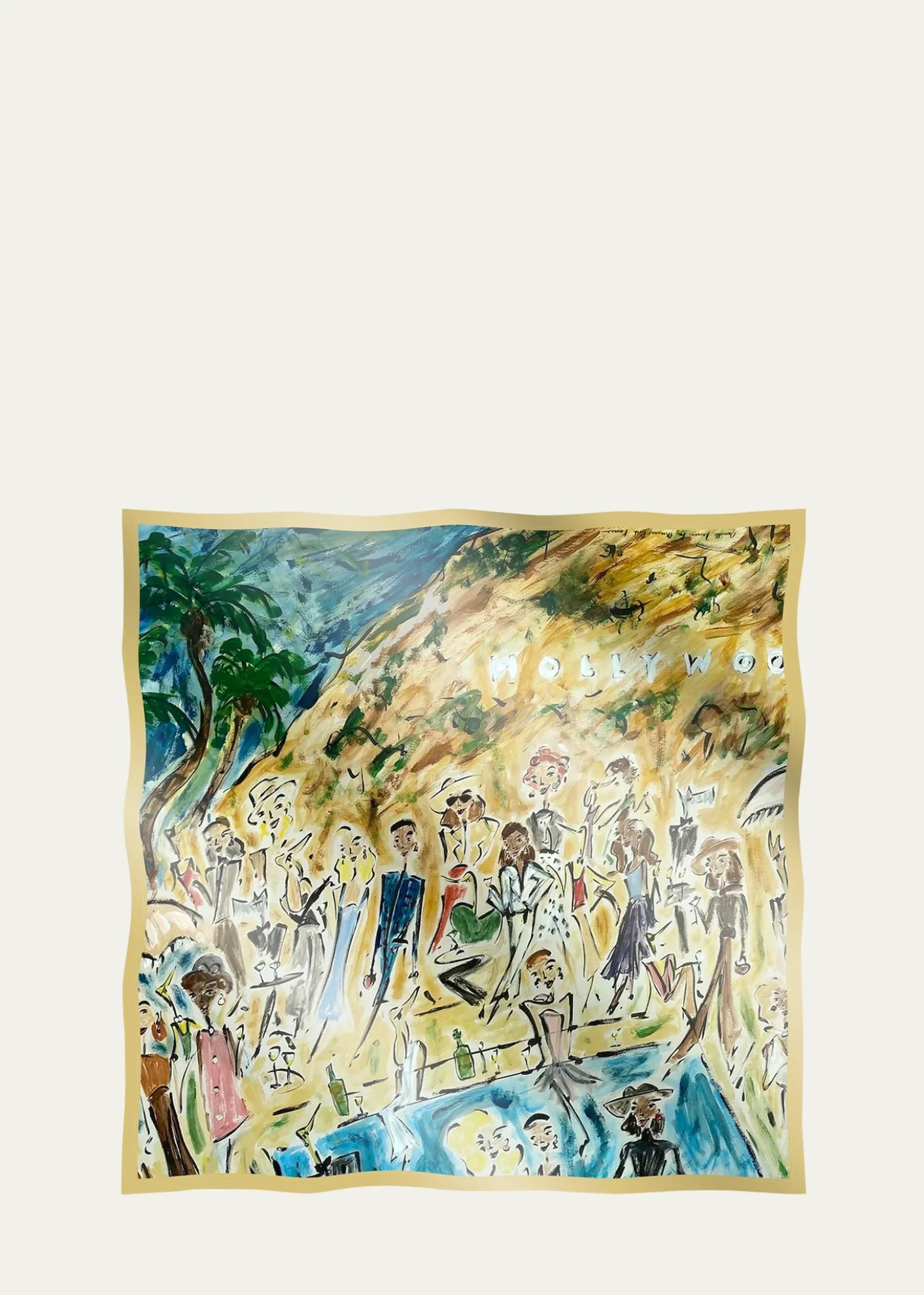 Monica Rich KosannWomen in Hollywood Silk Square Scarf