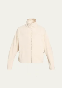 MORDECAIMen's Cotton Drill Stand-Collar Blouson Jacket