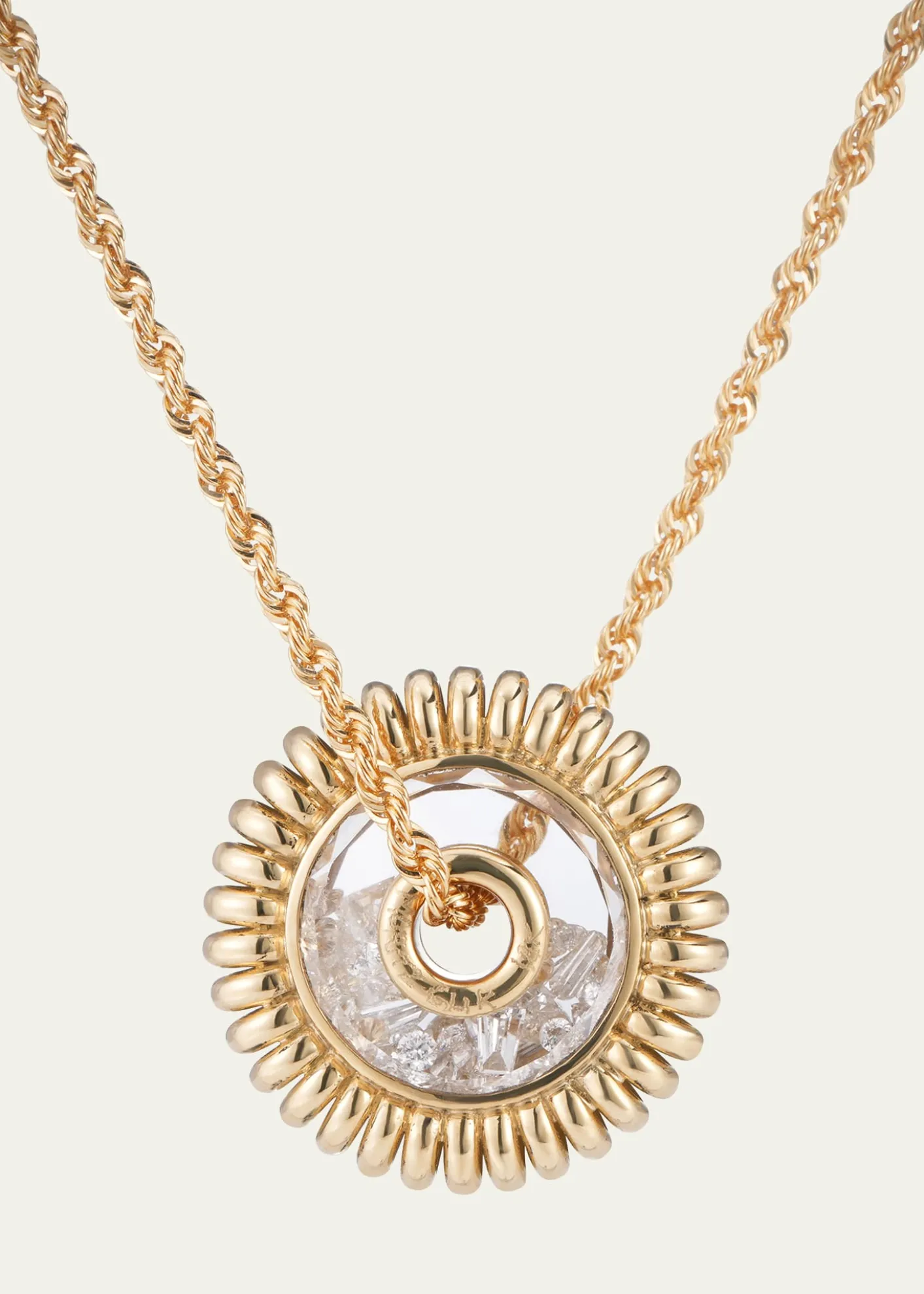 Moritz GlikMola 15 Necklace in 18K Gold with Diamonds